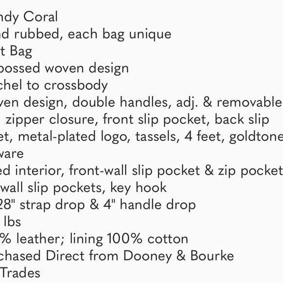 Dooney & Bourke -Coral Domed Satchel - Picture 4 of 4